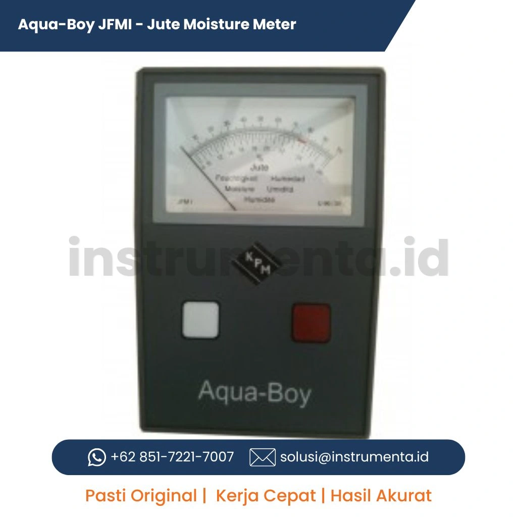 Distributor Aqua-Boy JFMI Jute Moisture Meter Alat Ukur Kadar Air Jute dan Fiber Material Industrial